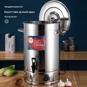 Electric Boiling Bucket – Large Capacity Stainless Steel (120L, 2800W)