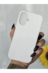 Magic Ring iPhone 16 Compatible Case – Velvet Inside, White Premium Cover