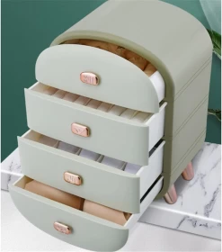 Storage Drawer 4-Layer Closet Organizer – Separate Compartments for Underwear, Bras & More!