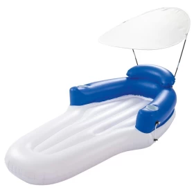Bestway Double the Fun Lounge – 2 Person Linking Pool Floats Mattress with Sunshade