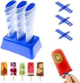 Magic Ice Ball Maker – 3-Pack Ice Pop Molds for Homemade Iced Snacks
