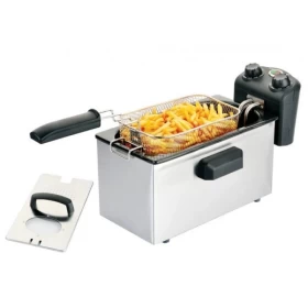 Sayona 2000W 3L Deep Fryer Stainless Steel Electric Fryer for Home & Commercial Use