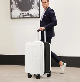 ELDA Collapsible Suitcase - 24-Inch Hardshell Rolling Luggage with Silent Spinner Wheels