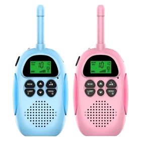 Pack of 2 Children's Walkie Talkies – Rechargeable 22-Channel Radio for Outdoor Adventures