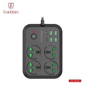 Earldom 3000W Power Strip Extension ES-SC25