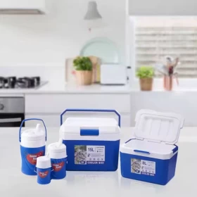 Set of 5 Insulated Cooler Box and Water Bottles – Keep Your Drinks Cold Anywhere!