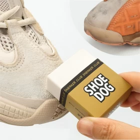 Suede Stains Fast with Shoe Cleaning Sponge