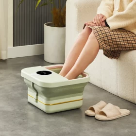 Folding Plastic Foldable Foot Bath Massager – Portable Foot Soaker & Relaxation 5 Liters