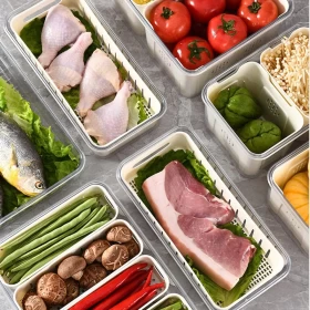 Fridge Organizer & Storage Containers