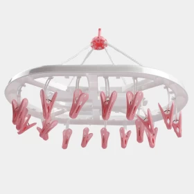 Clothes Hanger with 18 Clips – Multipurpose Drying Rack