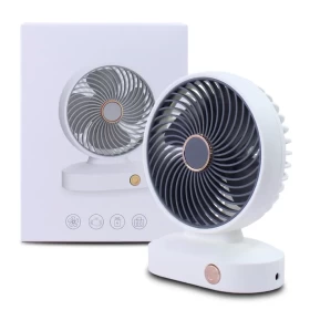 USB Rechargeable Desk Fan – Portable & Silent Cooling Anywhere!  ZB097