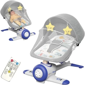 Baby Electric Swing & Rocking Chair – Smart Comfort for Your Little One!