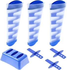 Magic Ice Ball Maker – 3-Pack Ice Pop Molds for Homemade Iced Snacks