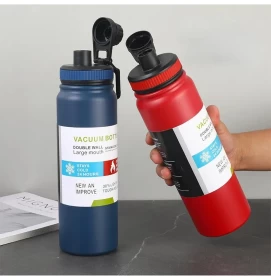 Portable Stainless Steel Water Bottle with Tea Filter 800ML