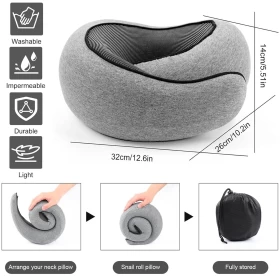 Travel Neck Pillow – Memory Foam Comfort for Every Journey