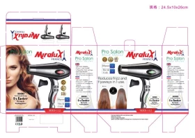 Miralux 1200W Hair Dryer Lightweight & Powerful Fast Drying & Styling MHD-112