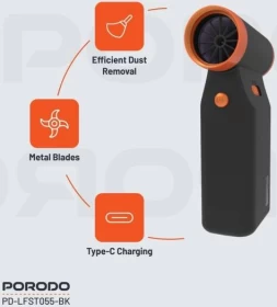 Porodo Lifestyle Turbo Blower – High-Speed Air Duster & Fan (100K RPM, 16m/s)