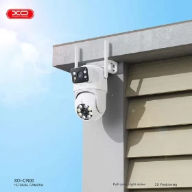 WiFi HD Dual Surveillance Home Camera – XO CR06 (Fixed + Movable)-Electricity