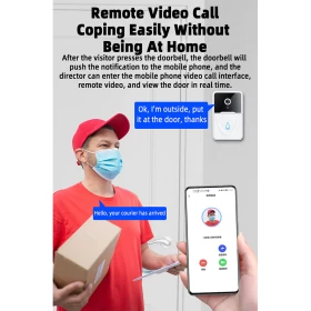Smart Home Wireless Doorbell WiFi Waterproof-X9