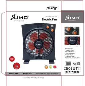 Sumo Fan With 3 Speed & Timer 12 45W – Electric