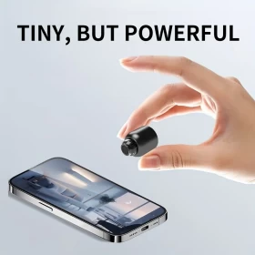 Portable HD Security Camera – Smart, Compact, and Remote-Controlled!