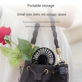 Mini Handheld Fan – Portable USB Rechargeable Silent Table Fan