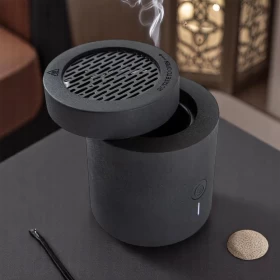 Electronic Medkhan BK-108 – Rechargeable Electric Incense Burner for Car, Home & Office