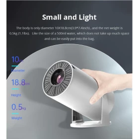 Smart Portable Mini Projector WiFi  Bluetooth Full HD 1080P