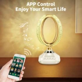 Digital Mp3 Bluetooth Quran Night Lamp  LED Lamp Wireless  Player - rechargeable