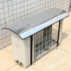 Outdoor Aluminum Foil Air Conditioner Cover Weather Protection -102cm