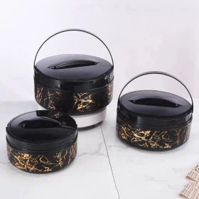 Keep Warm Casserole Food Hot Food Warmer Set – 1L, 2L, 4L, 6L 4PCS