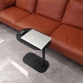 C Shaped Side Table for Sofa Coffee Laptop Use-60cm