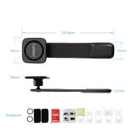 Earldom Bendable Magnetic Suction Car Holder Strong Dashboard Mount for Smartphones ET-EH229