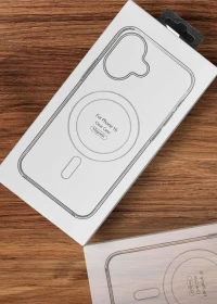 IPhone 16 Clear TPU Case – Slim, Shockproof & Wireless Charging Compatible