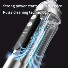 Cordless Water Flosser 200ml with 4 Replaceable Heads