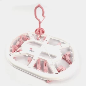 Clothes Hanger with 18 Clips – Multipurpose Drying Rack