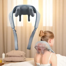 Mini Deep Tissue Neck Massager With Heat-Wireless